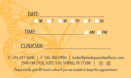 Case Study Butterfly Medspa & Wellness - Market Creativity - Graphic Design Identity