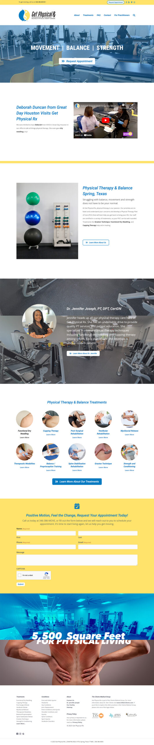 Case Study Get Physical Rx - Market Creativity - Website