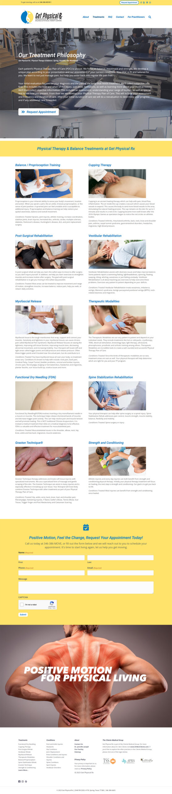 Case Study Get Physical Rx - Market Creativity - Website